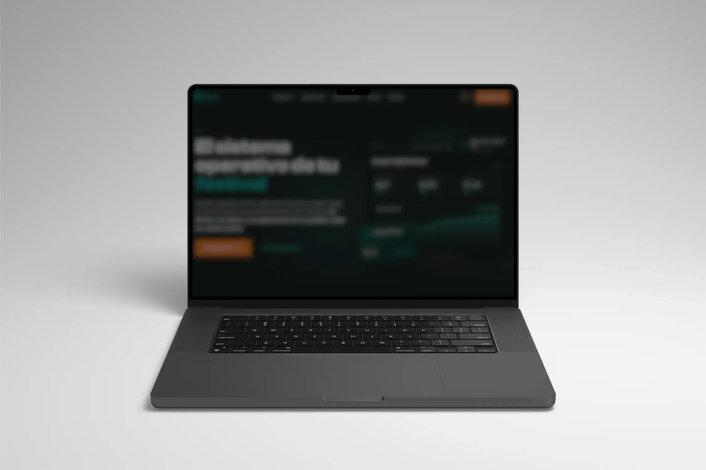Futura Tickets home page on a laptop